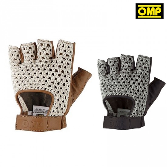 OMP TAZIO:VINTAGE GLOVE LEATHER 半指皮革短手套