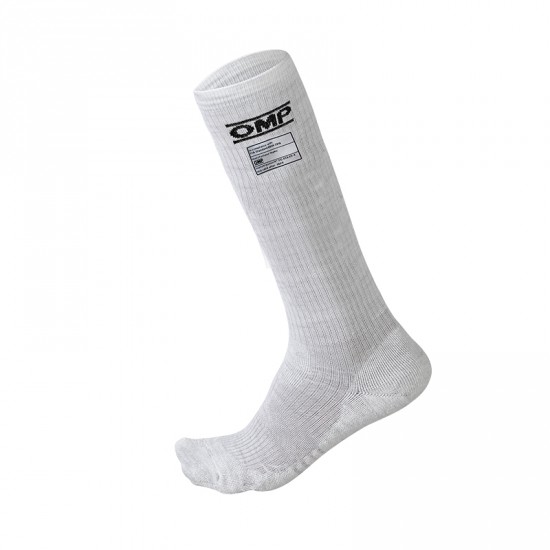 OMP ONE SOCKS WHITE 中筒襪 FIA認證