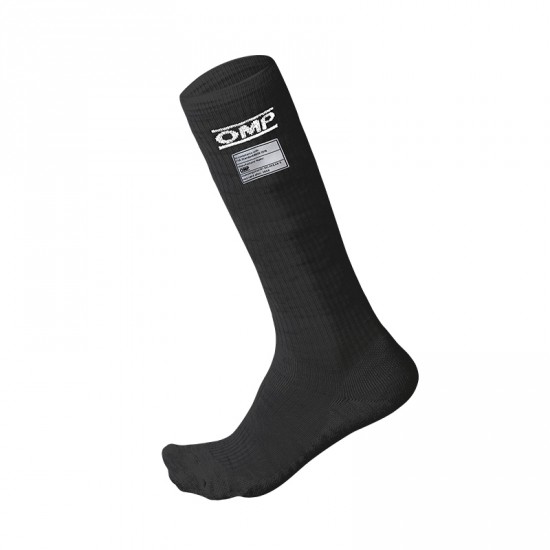 OMP ONE SOCKS BLACK 中筒襪 FIA認證