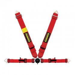 SCHROTH ProfI II ASM(With Flexi Belt) with Flexi Belt Lap belt red 4點式安全帶