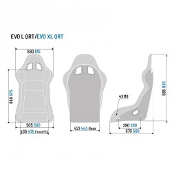 SPARCO EVO XL QRT 玻璃纖維賽車椅
