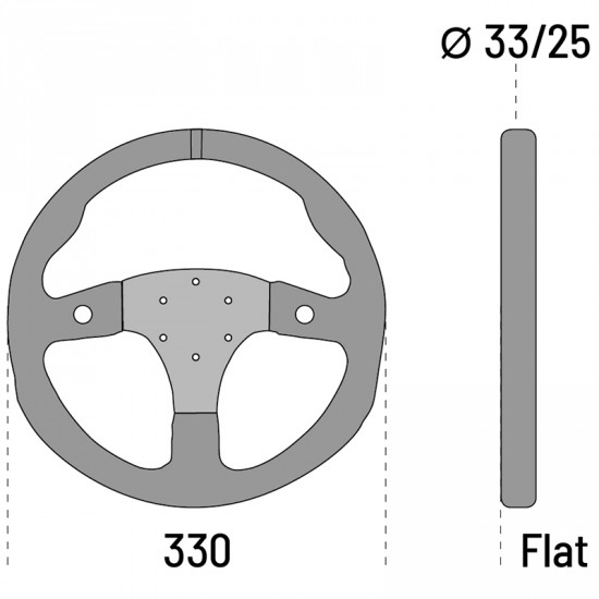 SPARCO R330B SUEDE STEERING WHEEL 麂皮方向盤