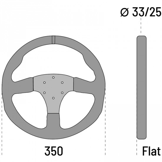 SPARCO R350 SUEDE STEERING WHEEL 麂皮方向盤