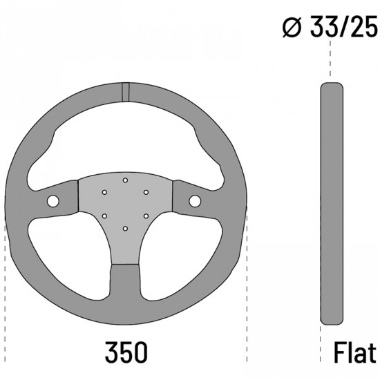 SPARCO R350B SUEDE STEERING WHEEL 麂皮方向盤